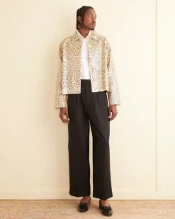 Men BODE Sequined Forsythia Jacket