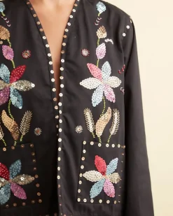 Women BODE Sequined Pinwheel Jacket