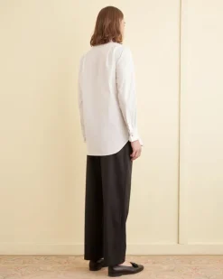 Men BODE Sequined Silhouette Tuxedo Shirt