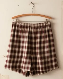 Men BODE Shadow Plaid Rugby Shorts