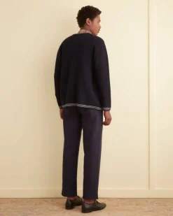 Men BODE Shaker Stitch Cardigan