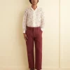 Men BODE Sheer Camel Long Sleeve Shirt