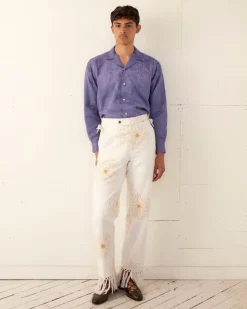 Men BODE Soleil Fringe Trousers