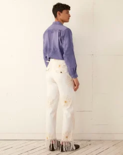Men BODE Soleil Fringe Trousers