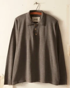 Men BODE Solid Cycling Polo - Grey