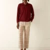 Men BODE Solid Cycling Polo - Maroon