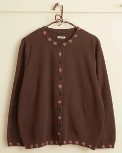 Women BODE Starflower Beaded Cardigan