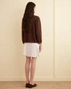 Women BODE Starflower Beaded Cardigan