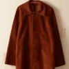 Men BODE Suede Car Coat