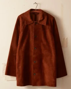 Men BODE Suede Car Coat