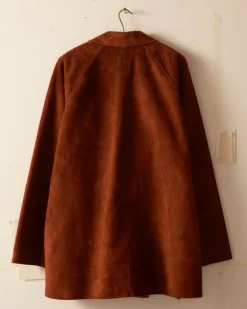 Men BODE Suede Car Coat