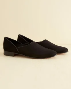 Men BODE Suede House Shoe - Black