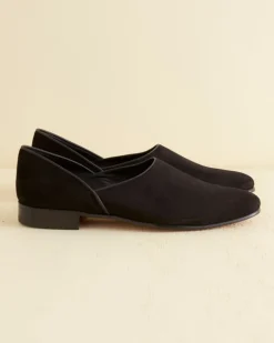Men BODE Suede House Shoe - Black