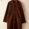 Men BODE Suede Market Coat