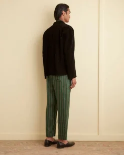 Men BODE Suede Overshirt