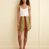 Women BODE Suede Snap Skirt