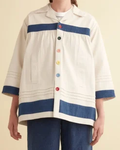Women BODE Sundry Stripe Jacket