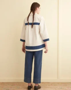 Women BODE Sundry Stripe Jacket