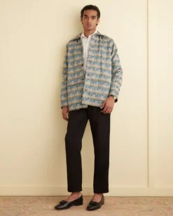 Men BODE Swan Label Coat