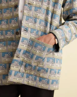 Men BODE Swan Label Coat