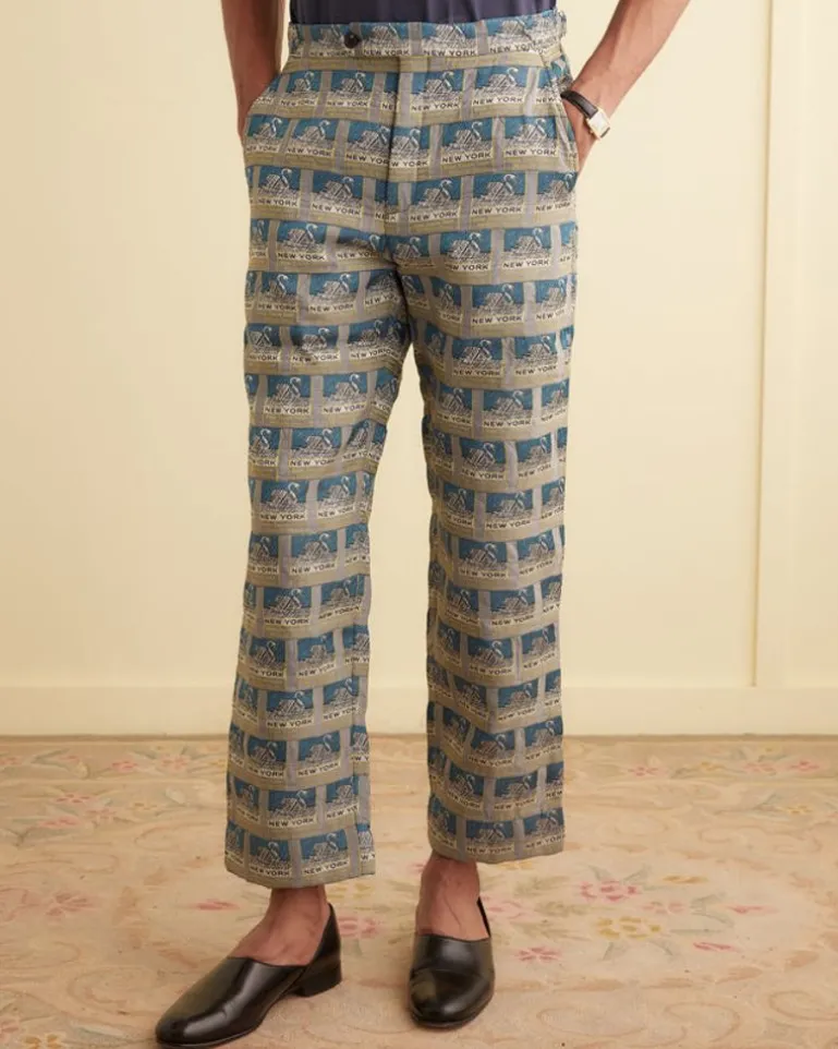 Men BODE Swan Label Trousers