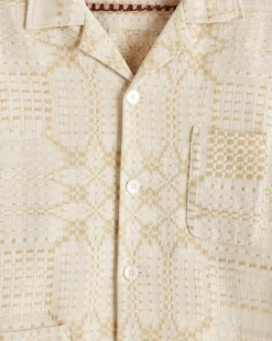 Men BODE Tea Tree Coverlet Overshirt - S/M