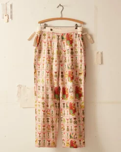 Men BODE Tobacco Signet Quilt Trousers