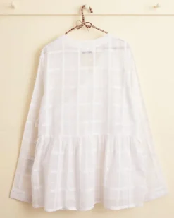 Women BODE Tonal Plaid Jama Shirt