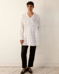 Men BODE Tonal Plaid Jama Tunic