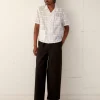 Men BODE Tonal Plaid Short Sleeve Shirt