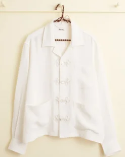 Men BODE Trillium Long Sleeve Shirt