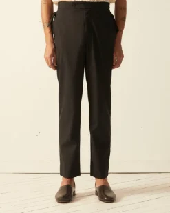 Men BODE Tropical Wool Side Tie Trousers