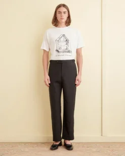 Men BODE Tropical Wool Side-Buckle Trousers