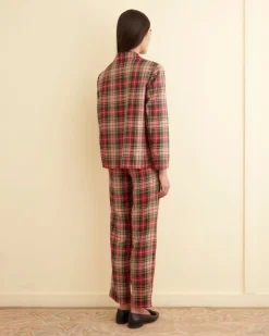 Women BODE Truro Plaid Suit Jacket