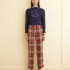 Women BODE Truro Plaid Trousers
