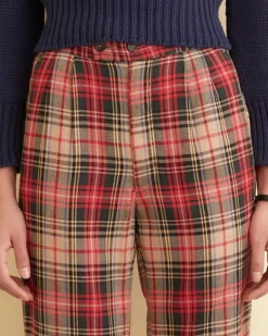 Women BODE Truro Plaid Trousers