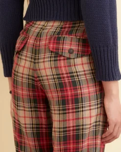 Women BODE Truro Plaid Trousers