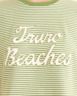 Women BODE Truro Stripe Cropped Tee