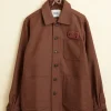Men BODE Twill Franck Jacket - Brown