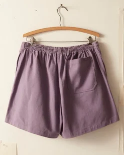 Men BODE Twill Rugby Short - Lavender