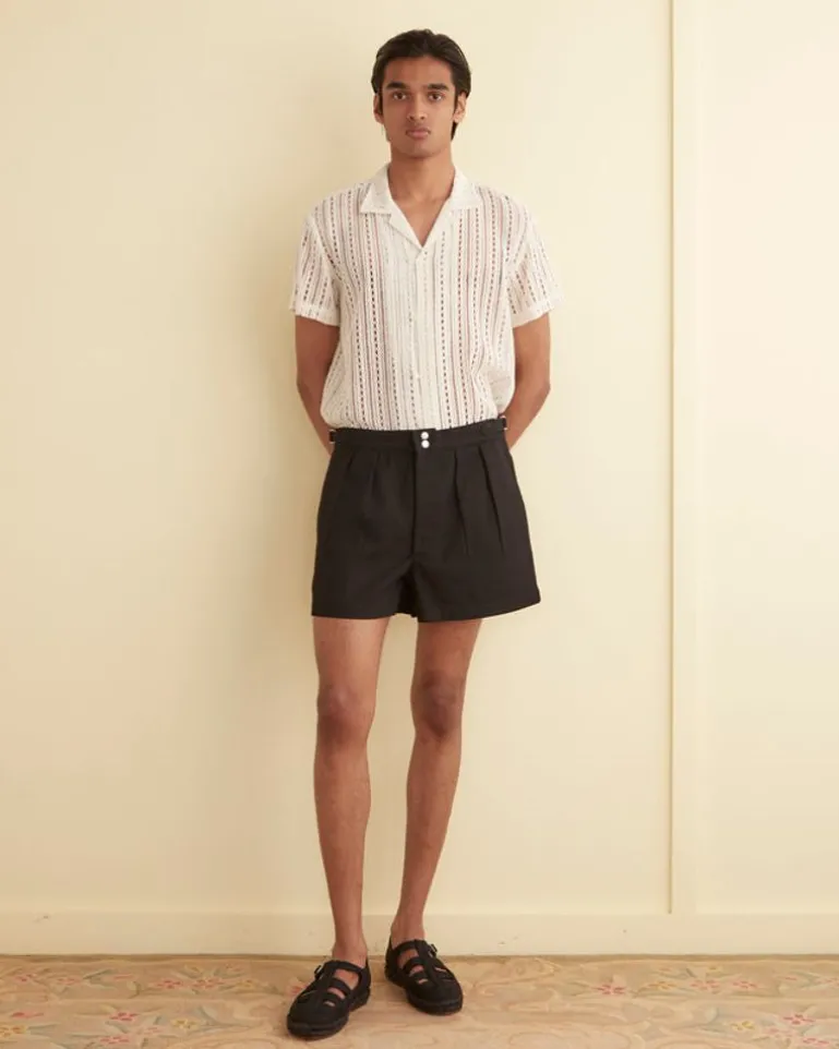 Men BODE Twill Snap Shorts