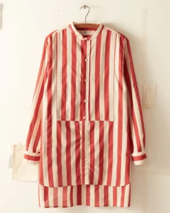Men BODE Valance Stripe Long Sleeve Shirt
