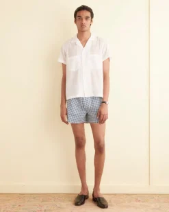 Men BODE Voile Short Sleeve Shirt