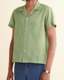 Men BODE Voile Short Sleeve Shirt