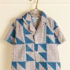 BODE Wandering Lover Quilt Kid'S Shirt - Blue