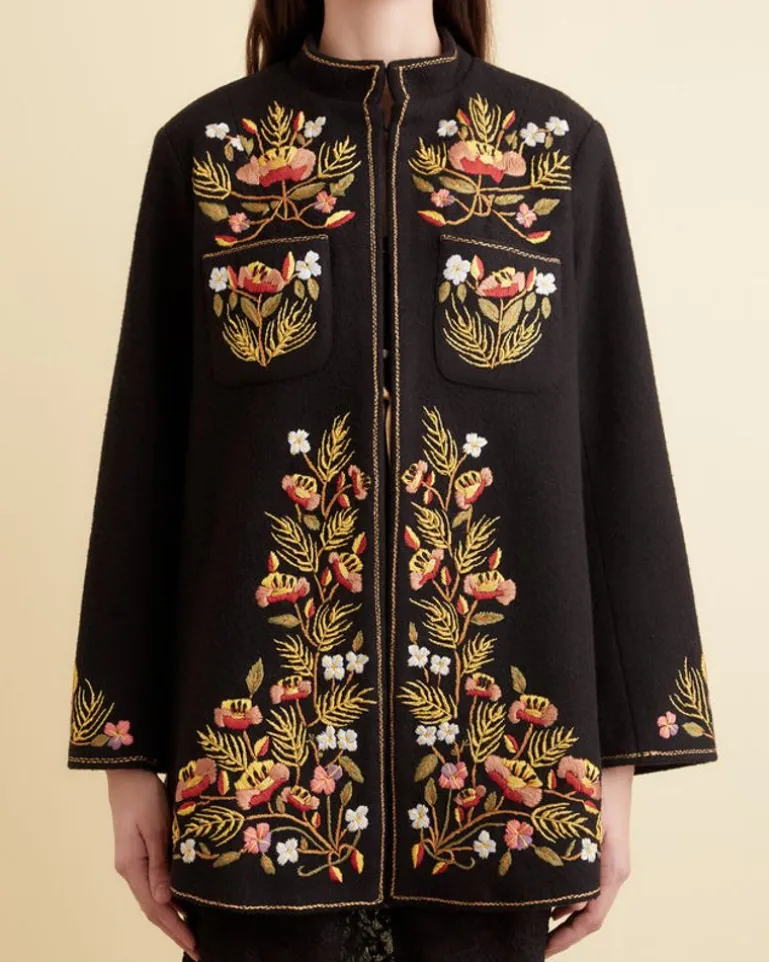 Women BODE Wheat Poppy Persis Jacket