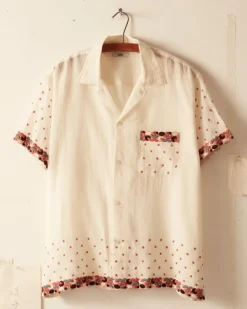 Men BODE Whirling Dot Short Sleeve Shirt