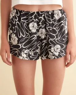 Women BODE White Rose Shorts - S
