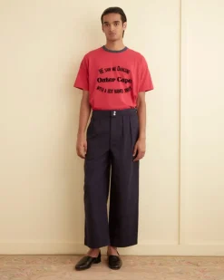 Men BODE Wide Leg Snap Trousers