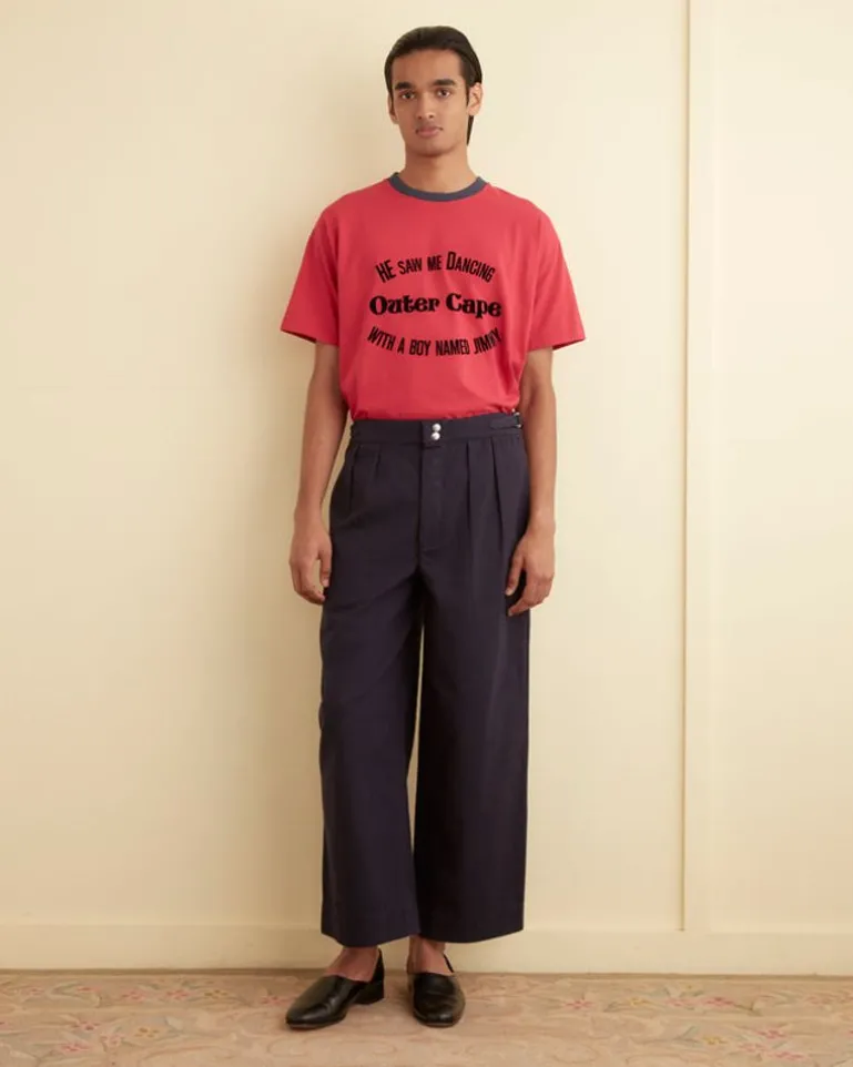 Men BODE Wide Leg Snap Trousers